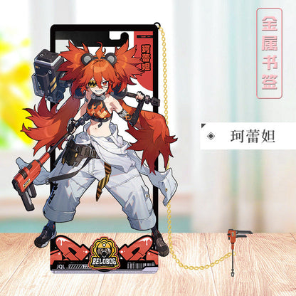 Azuiblc ゼンレスゾーンゼロ 栞　ビビアン　トリガー　0号アンビー　金属製　お礼　邪兎屋　おもちゃ　ゼンゼロ／ZZZ　萌えグッズ - Azuiblc
