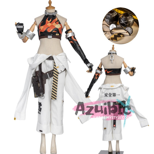 Azuiblc　ゼンレスゾーンゼロ クレタ・ベロボーグ コスプレ衣装　白祇重工 　髪飾り付き　コスチューム　イベント　舞台服　Azyf018 - Azuiblc