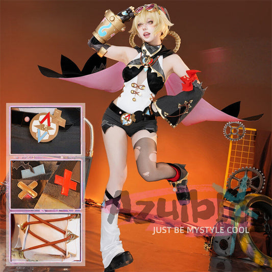 Azuiblc 原神 ヤフォダ　コスプレ　 空月の歌  イベント　ナドクライ編 月の輪 　Jahoda　変装　金属製パーツ　コスチューム　イベント - Azuiblc