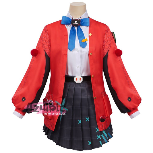 Azuiblc NTE Nebaeba Sakiri with Hat Polyester Material Event Stage Costume Cosplay Outfit