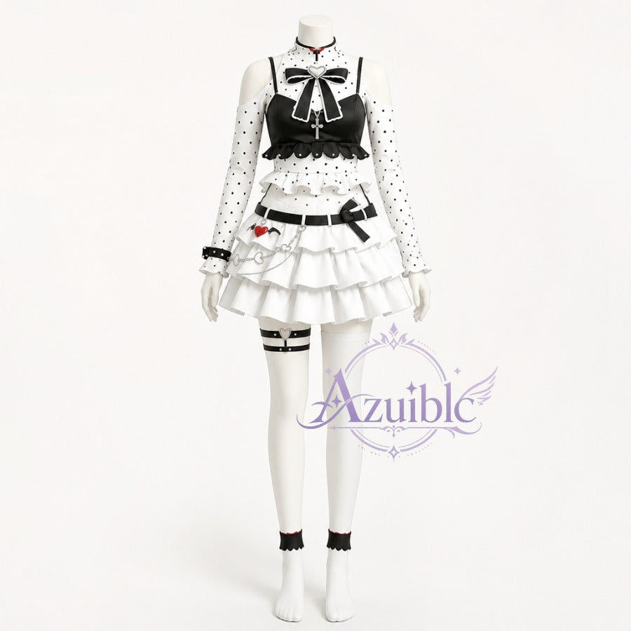 Azuiblc NTE Requiem Black and White Fairytale Requiem Cosplay Costume New Costume Nevereverever Masquerade