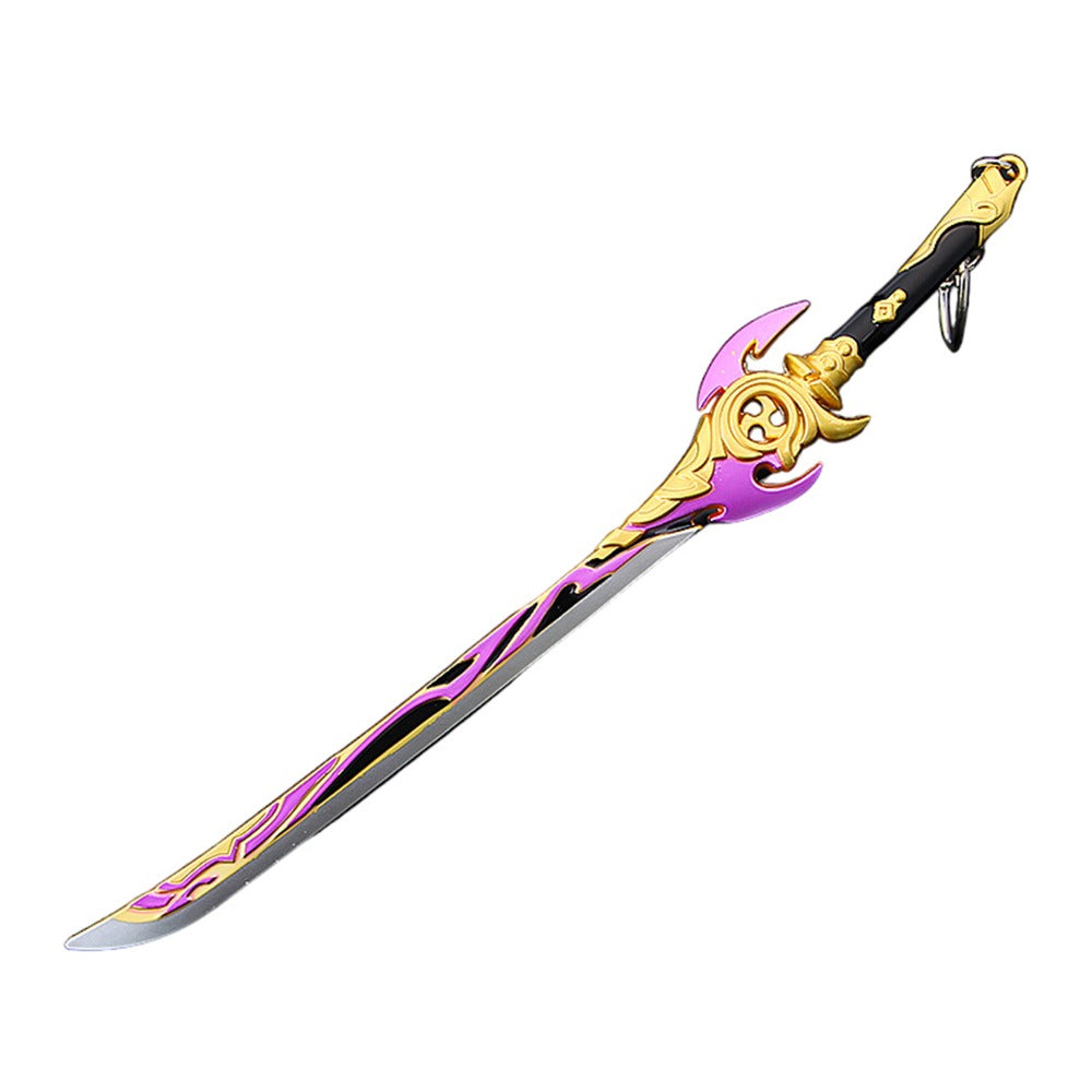 Azuiblc  　限定割引活動　原神　ミニチュア　22cm　ミニ武器　ダイキャスト製　おもちゃ　手遊び　武器ファン向け　装備品　キーホルダー - Azuiblc