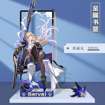 Azuiblc 崩壊スターレイル 　アナイクス　栞　9cm　キャストリス　ヒアンシー　サフェル　金属製　おもちゃ　萌えグッズ - Azuiblc