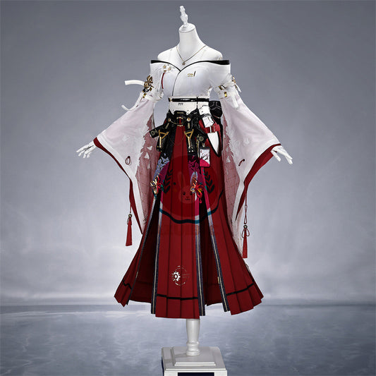 Azuiblc Wuthering Waves Hixing Cosplay Costume 3D Resin Parts Event Stage Outfit Wigs available