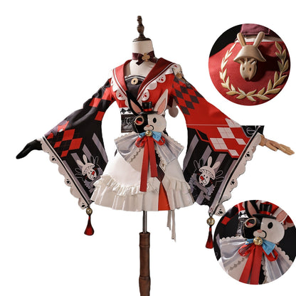 Azuiblc　崩壊スターレイル 火花 コスプレ衣装　ドレス　3d樹脂製パーツ　仮面の愚者 コスチューム　ぬいぐるみ付 - Azuiblc