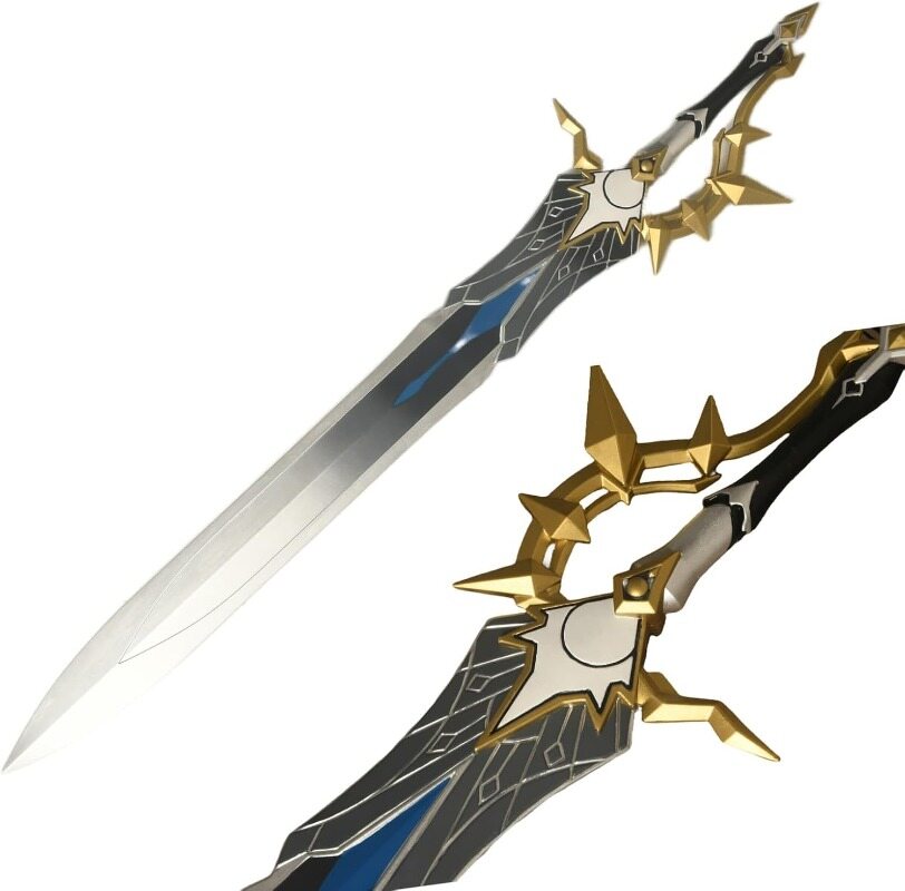Azuiblc 崩壊スターレイル ファイノン 剣 PU製110cm 金銀塗装 立体造型 コスプレ武器 武器 PU製 武器 コスプレ道具 - Azuiblc