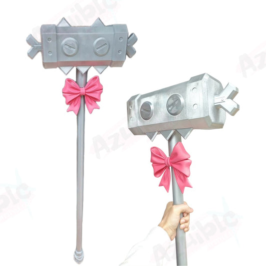 Azuiblc Genshin Impact Prune Cosplay Prop, Motif Weapon, Hammer, PLA Material, 150cm, Witch Hunter, Halloween