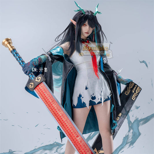 Azuiblc　アークナイツ　 シー　剣モデル　155cm　コスプレ道具　　 明日方舟　夕 Dusk　武器レプリカ　PLA材質 - Azuiblc
