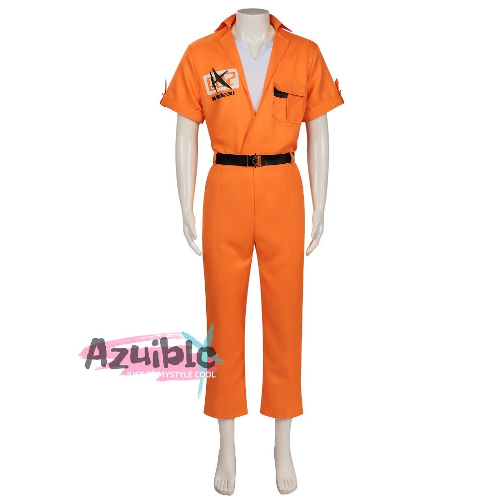 Azuiblc　Neverness to Everness 　ネバエバ　 主人公 　NTE　異能者・零 　囚人服 コスプレ衣装　イベント　ハロウィン