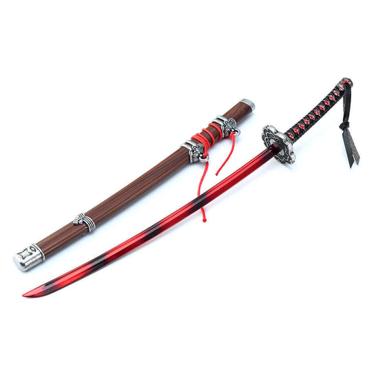 Azuiblc　SEKIRO　隻狼　楔丸　妖刀拝涙　26cm　武器　工芸品　ミニチュア　1/6スケール　ダイキャスト製　おもちゃ　武器レプリカ　卓上装備品　イベント　武器モデル　塗装済み可動フィギュア - Azuiblc