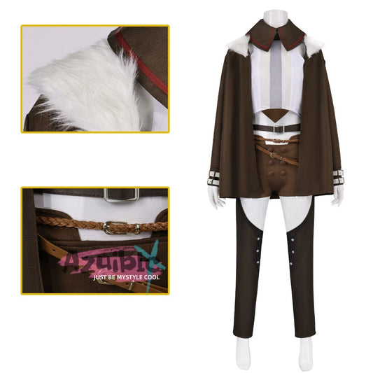 Azuiblc Mushoku Tensei: Jobless Reincarnation - Eris Bares Her Fangs in Earnest Eris Cosplay Costume for Events and Halloween