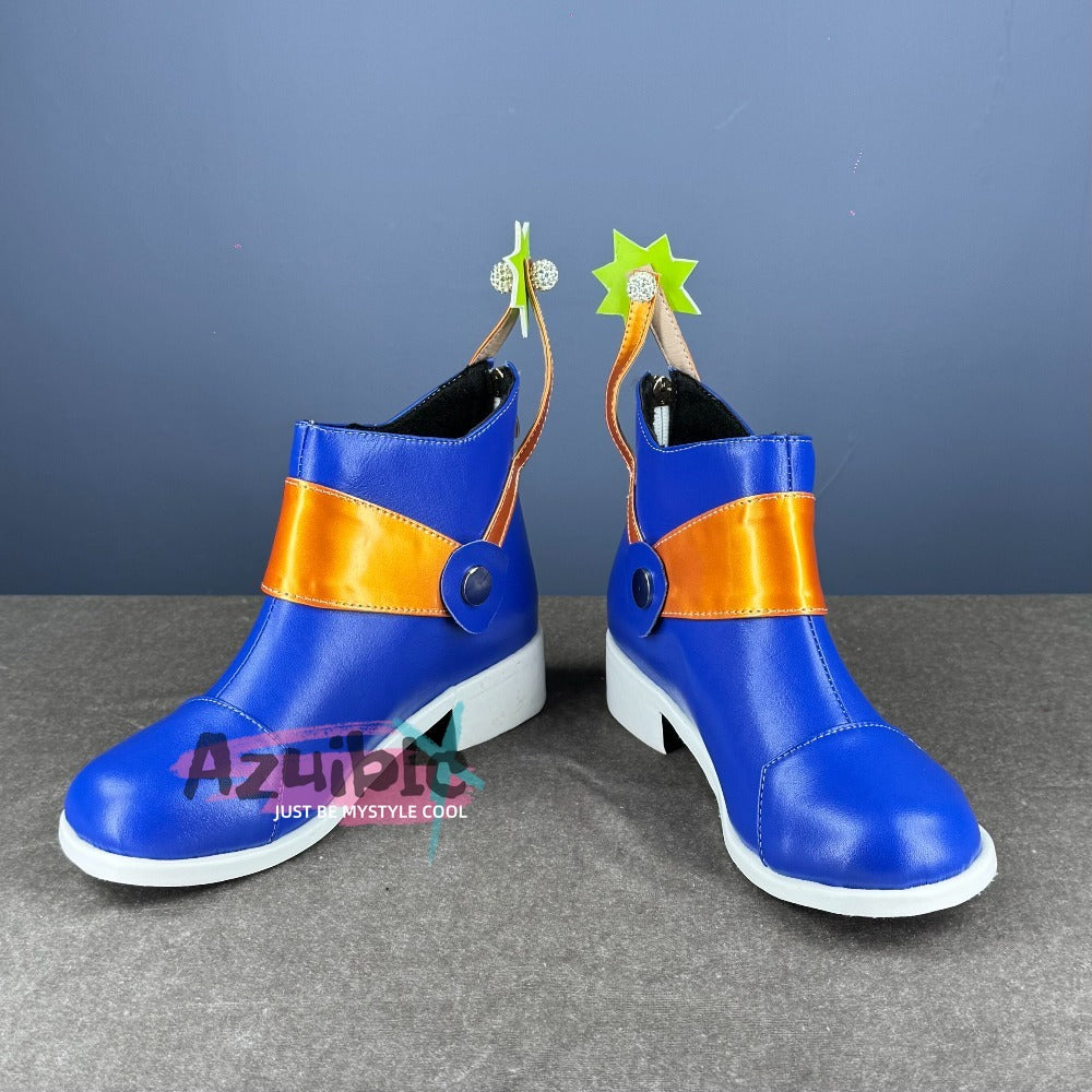Azuiblc JoJo's Bizarre Adventure Jonathan Joestar Shoes Cosplay Prop Event Footwear