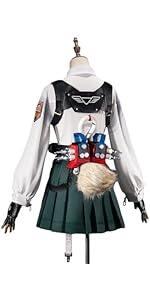 Azuiblcゼンゼロ アリス・タイムフィールド 　コスプレ衣装 ウサギ 剣士 セーラー服 JK 3D飾り コスチュームセット アニメ cosplay - Azuiblc