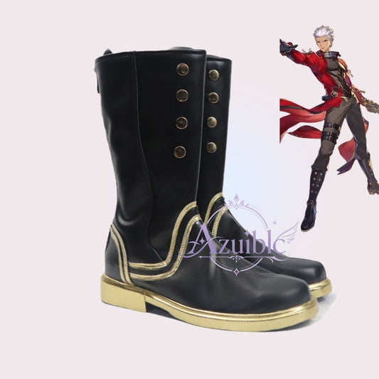 Azuiblc Honkai Star Rail Archer Boots Long Boots Star Rail Shoes Cosplay Prop