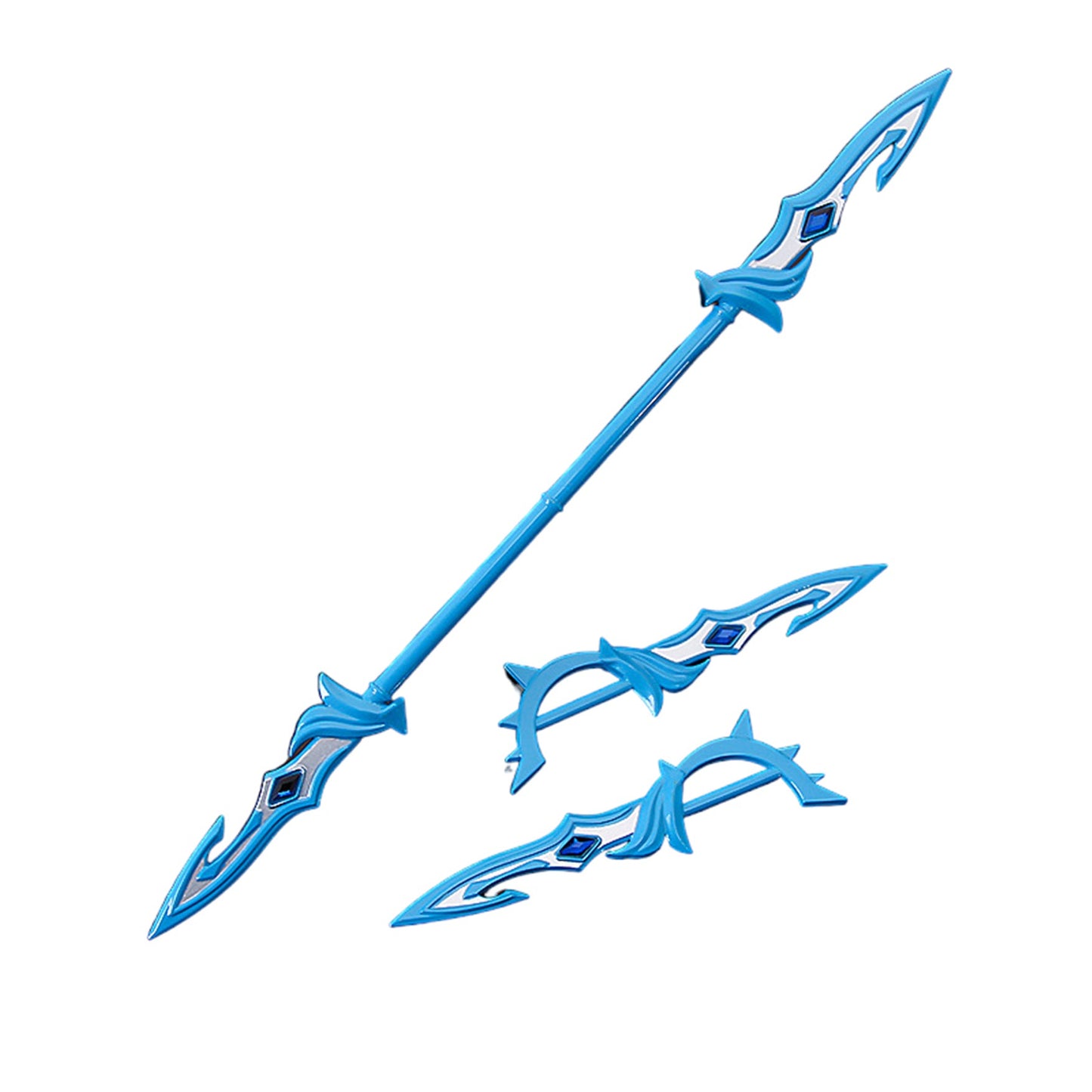 Azuiblc  　限定割引活動　原神　ミニチュア　22cm　ミニ武器　ダイキャスト製　おもちゃ　手遊び　武器ファン向け　装備品　キーホルダー - Azuiblc
