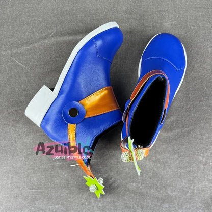 Azuiblc JoJo's Bizarre Adventure Jonathan Joestar Shoes Cosplay Prop Event Footwear
