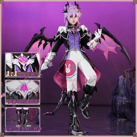 Azuiblc 原神 ドゥリン コスプレ衣装 靴カバー付き 金属アクセサリー コスチュームセット グッズ アニメ cosplay - Azuiblc