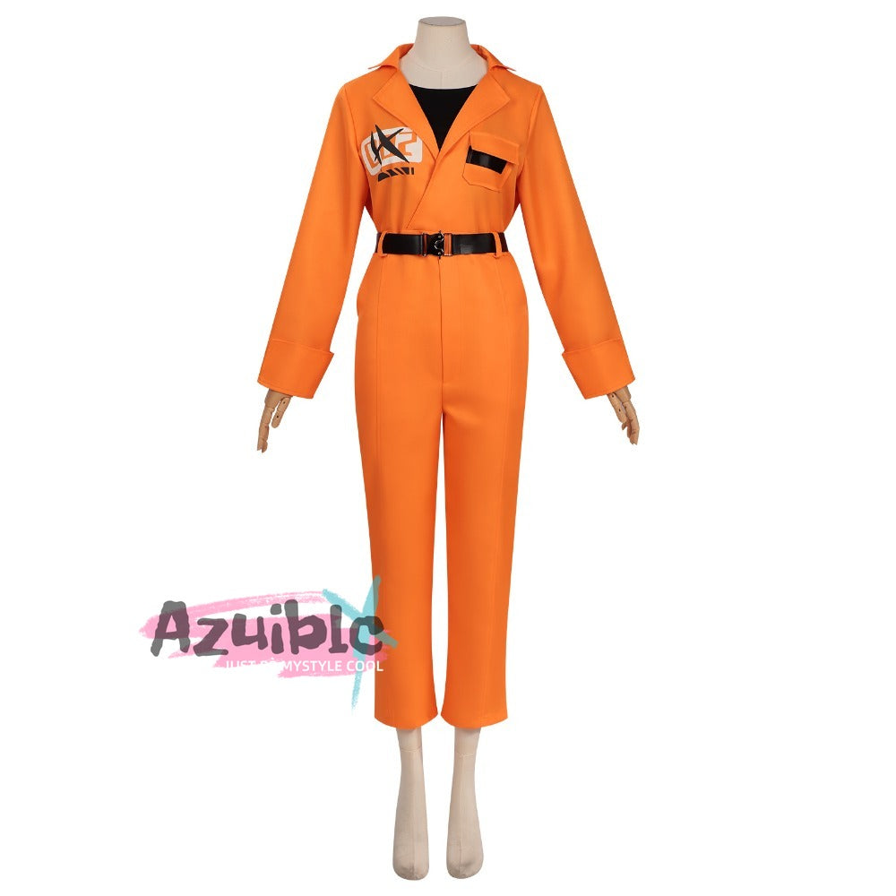 Azuiblc　Neverness to Everness 　ネバエバ　 主人公 　NTE　異能者・零 　囚人服 コスプレ衣装　イベント　ハロウィン