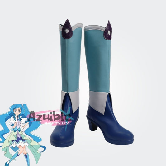 Azuiblc Healing Good Pretty Cure Chiyu Sawaizumi long boots Cure Fontaine shoes event Halloween