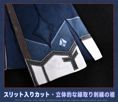 Azuiblc 原神 アリョーシャ コスチューム 3dPlaパーツ付き ハロウィン 撮影道具　イベント　舞台対応　コスプレ衣装