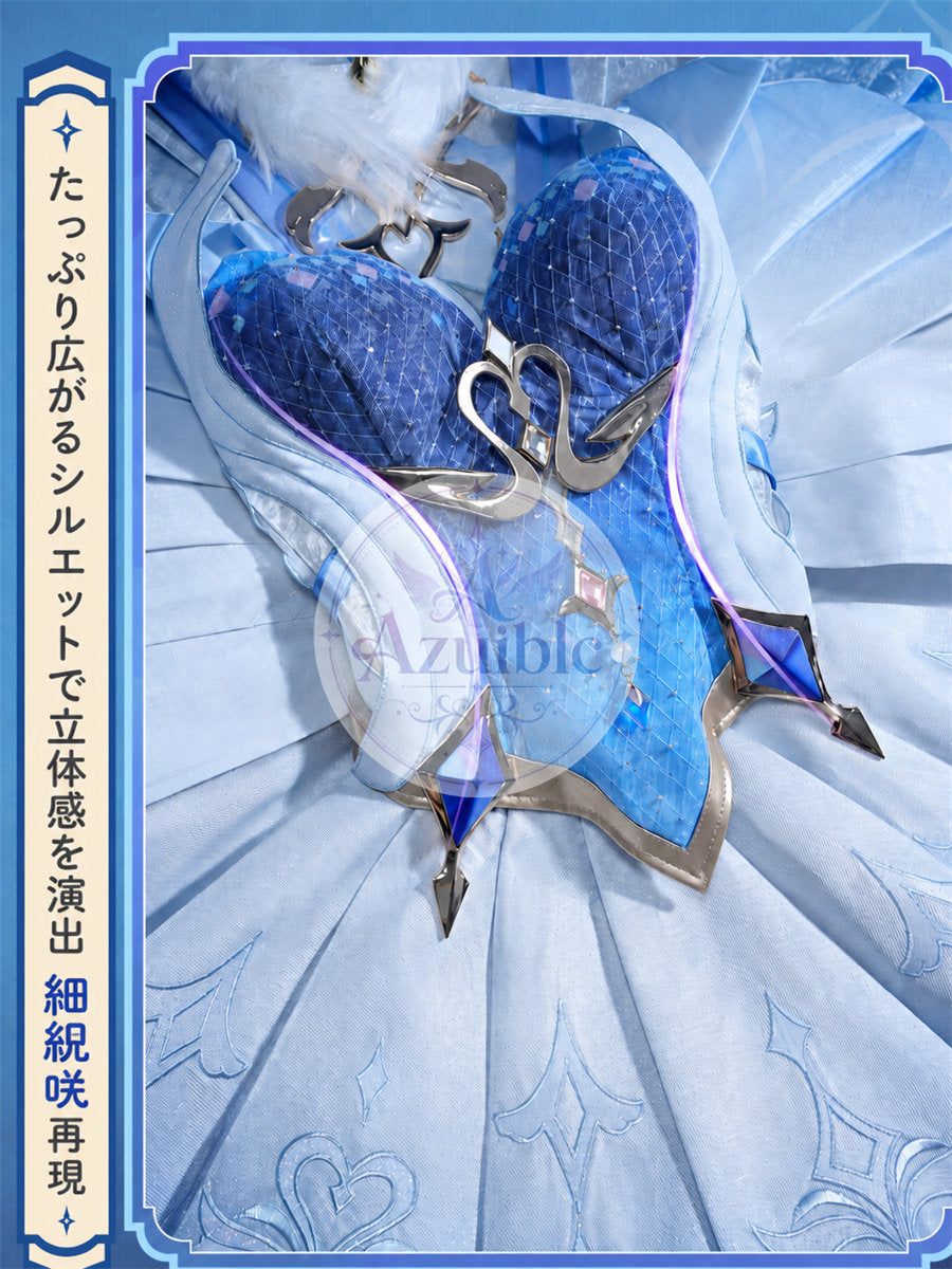 【Azuiblc】 原神 オデット Odette コスプレ衣装 金属アクセサリー cosplay 舞台 イベント