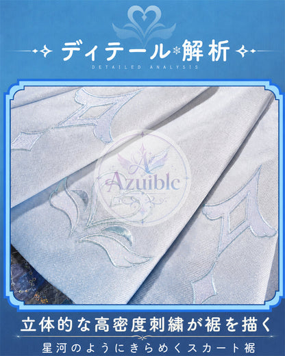 【Azuiblc】 原神 オデット Odette コスプレ衣装 金属アクセサリー cosplay 舞台 イベント