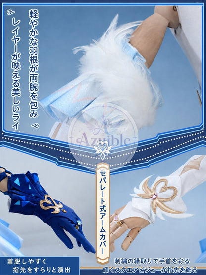 【Azuiblc】 原神 オデット Odette コスプレ衣装 金属アクセサリー cosplay 舞台 イベント