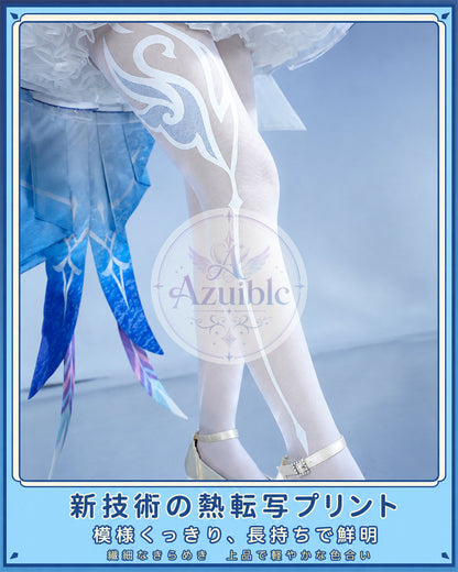 【Azuiblc】 原神 オデット Odette コスプレ衣装 金属アクセサリー cosplay 舞台 イベント