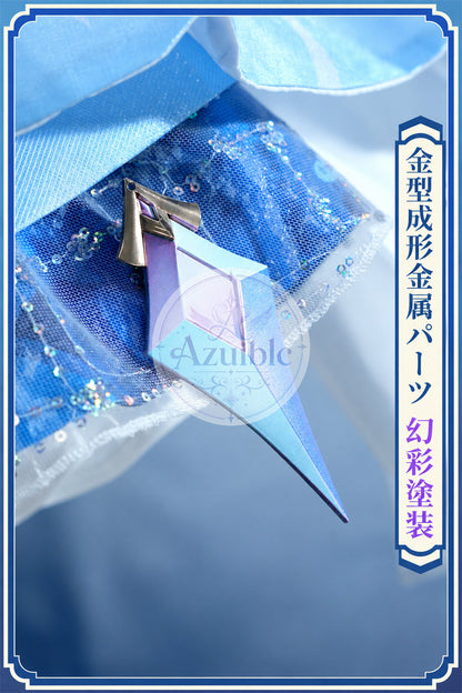 【Azuiblc】 原神 オデット Odette コスプレ衣装 金属アクセサリー cosplay 舞台 イベント
