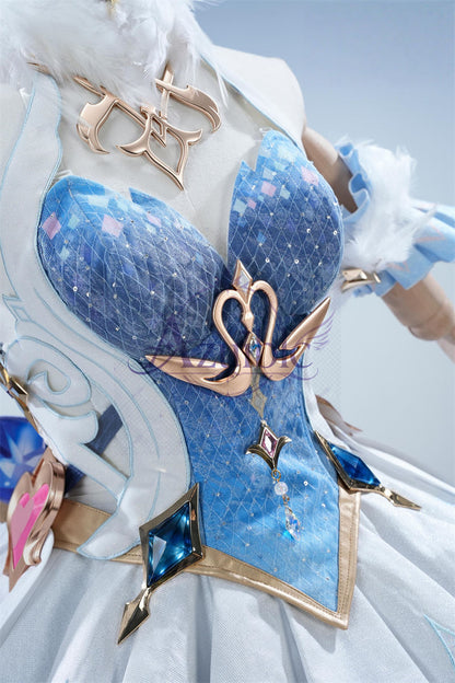 【Azuiblc】 原神 オデット Odette コスプレ衣装 金属アクセサリー cosplay 舞台 イベント