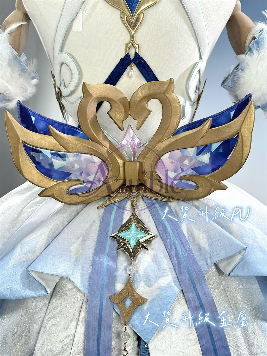 【Azuiblc】 原神 オデット Odette コスプレ衣装 金属アクセサリー cosplay 舞台 イベント