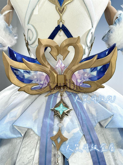 【Azuiblc】 原神 オデット Odette コスプレ衣装 金属アクセサリー cosplay 舞台 イベント