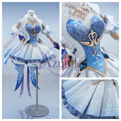 【Azuiblc】 原神 オデット Odette コスプレ衣装 金属アクセサリー cosplay 舞台 イベント