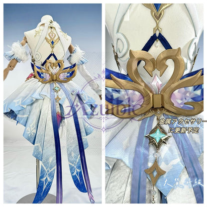 【Azuiblc】 原神 オデット Odette コスプレ衣装 金属アクセサリー cosplay 舞台 イベント