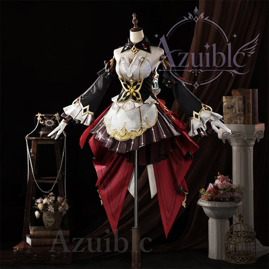 Azuiblc Genshin Impact Sandrone (Marionette) Cosplay - PLA Material Parts - Additional Rotating Back Wind-up Key Available - Costume - Suitable for Events and Stages
