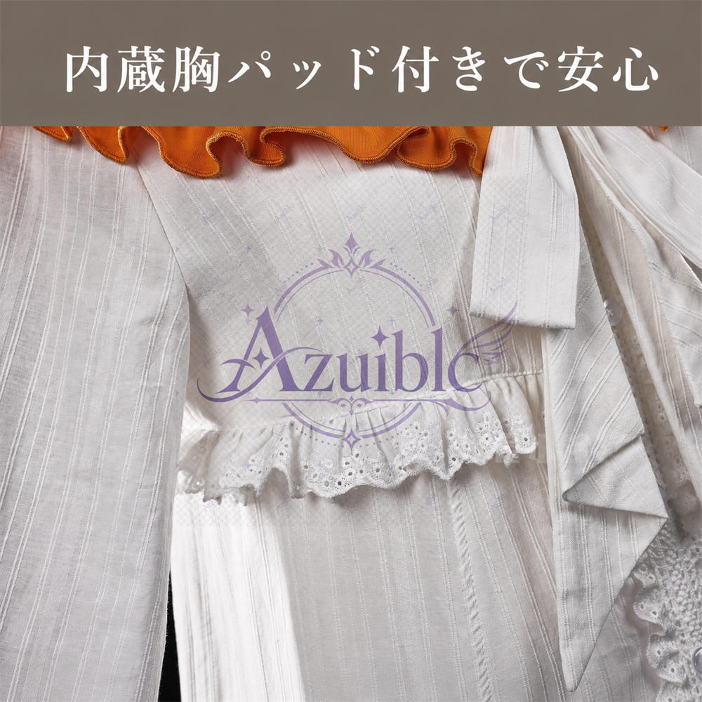 【Azuiblc】原神 サンドローネ Sandrone パジャマ 寝巻き コスプレ衣装 ナイトキャップ付き 日常服 ウィッグ追加対応 cosplay 舞台 イベント