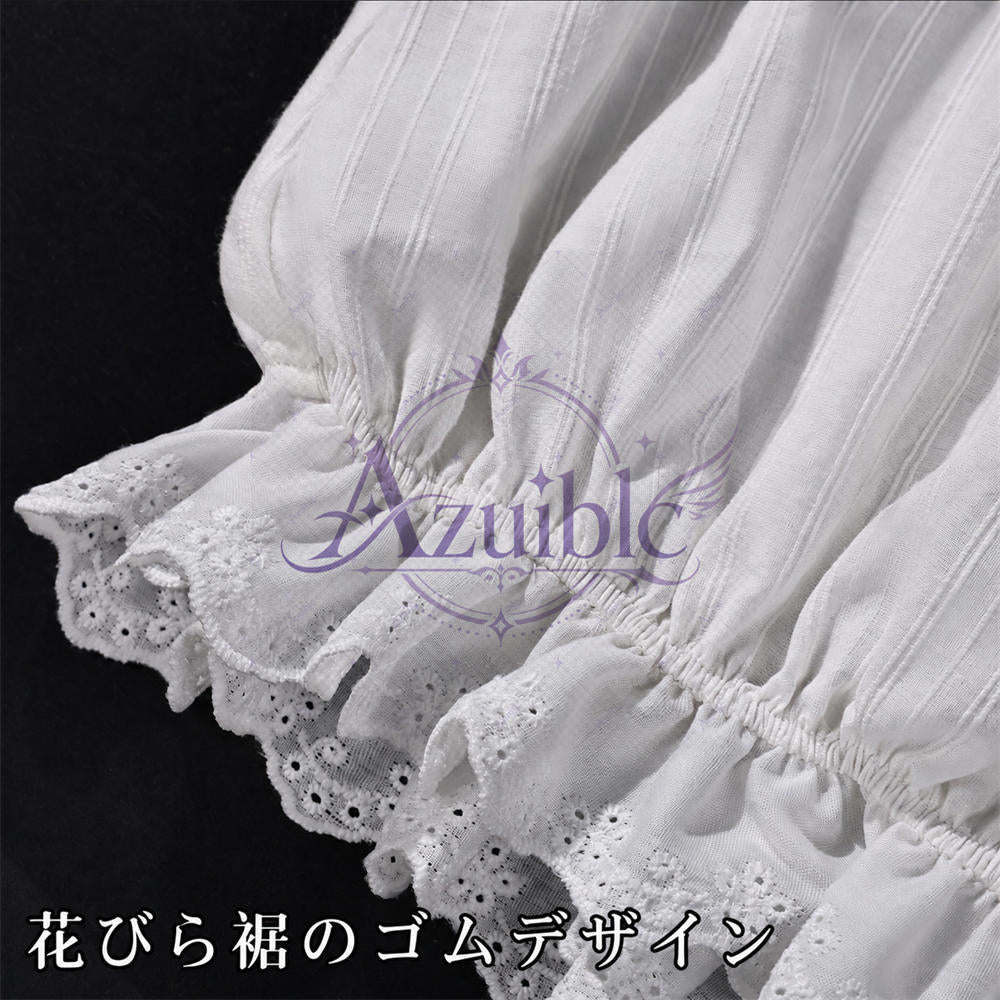 【Azuiblc】原神 サンドローネ Sandrone パジャマ 寝巻き コスプレ衣装 ナイトキャップ付き 日常服 ウィッグ追加対応 cosplay 舞台 イベント