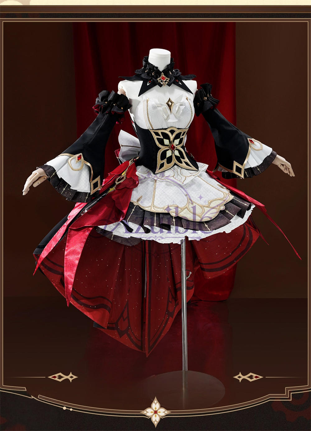 【Azuiblc】原神 サンドローネ Sandrone コスプレ衣装 金属アクセサリー 可動式ゼンマイ 傀儡 ウィッグ追加対応 cosplay 舞台 イベント