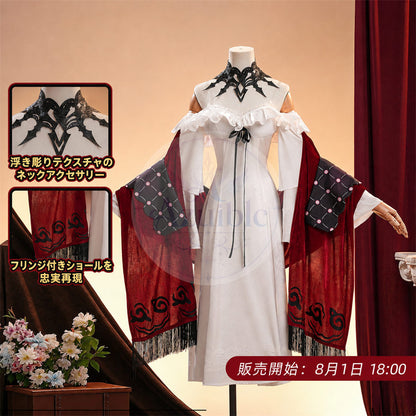 予約　Azuiblc 原神 ロザリン・クルーズチカ・ローエファルタ パジャマ風　シニョーラ　炎の魔女　コスプレ衣装｜3D PLAパーツ付き