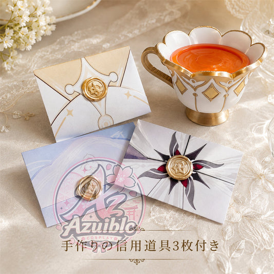 【Azuiblc】Genshin Impact Sandrone (The Puppet) Teacup Cosplay Prop 13cm PLA High-Quality Accessory for Photography, Stage, and Events