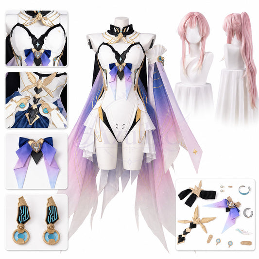 Azuiblc Wuthering Waves Aymes Cosplay Costume | With 3D PLA Parts Halloween Fancy Dress Stage Outfit Original Style