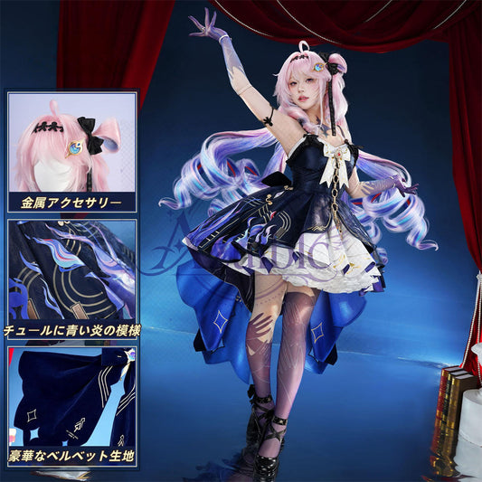 【Azuiblc】Wuthering Waves Danjin (Dania) Second Form Cosplay Costume Metal Accessories Wigs Available for Cosplay Stage Event