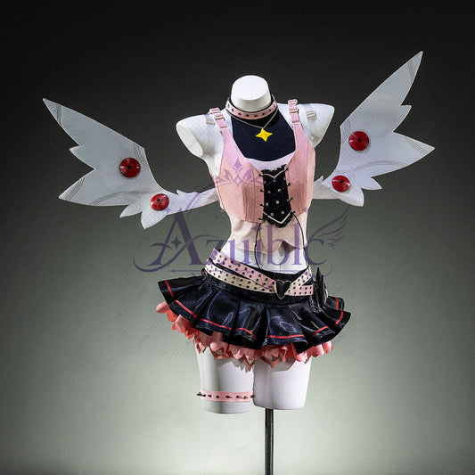 【Azuiblc】ゼンゼロ ZZZ×KFCコラボ 南宮羽 コスプレ衣装 翼付き 天使の輪 妄想エンジェル cosplay 舞台 イベント