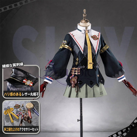 【Azuiblc】ゼンゼロ リン 天空に咲く導き星 コスプレ衣装 新コスチューム 制服 JK ウィッグ、靴追加対応 cosplay 舞台 イベント