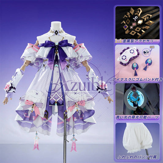 【Azuiblc】Pre-order Genshin Impact Sintra Light of the Night's Mist Cosplay Costume Metal Accessories New Costume Cosplay Stage Event